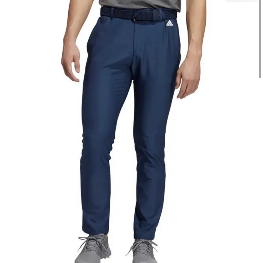 Adidas Men's Ultimate365 3-Stripes Tapered Golf Pants Crew Navy 35X34